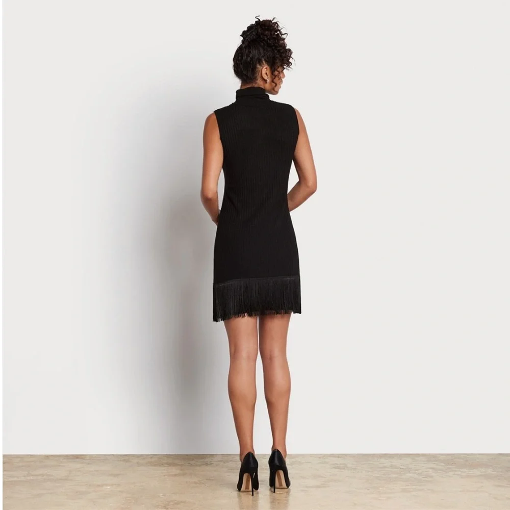 NWT Sam Edelman Hi Neck Mini Dress - Picture 3 of 6